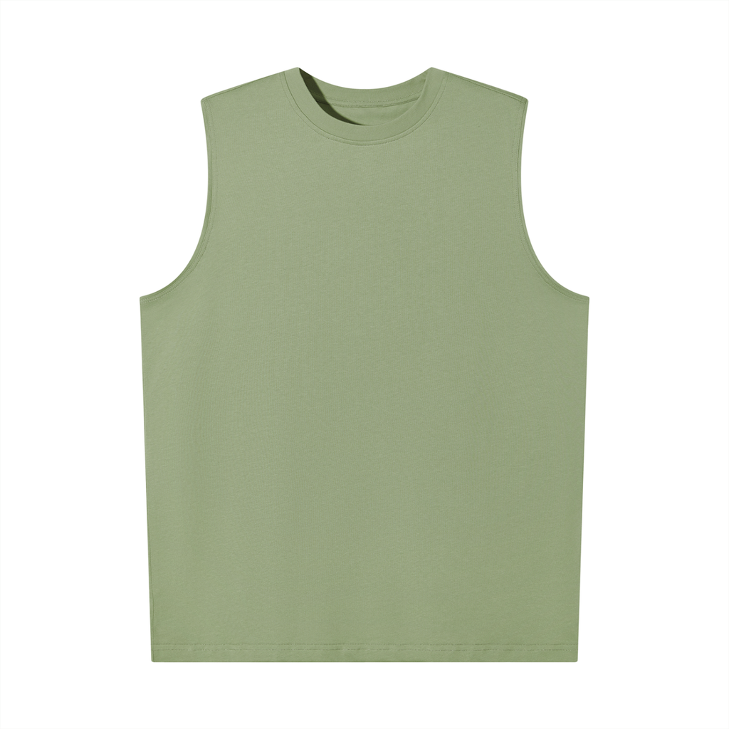 Cranberry's Basics oversized cotton tank top — clean no-logo sleeveless tee