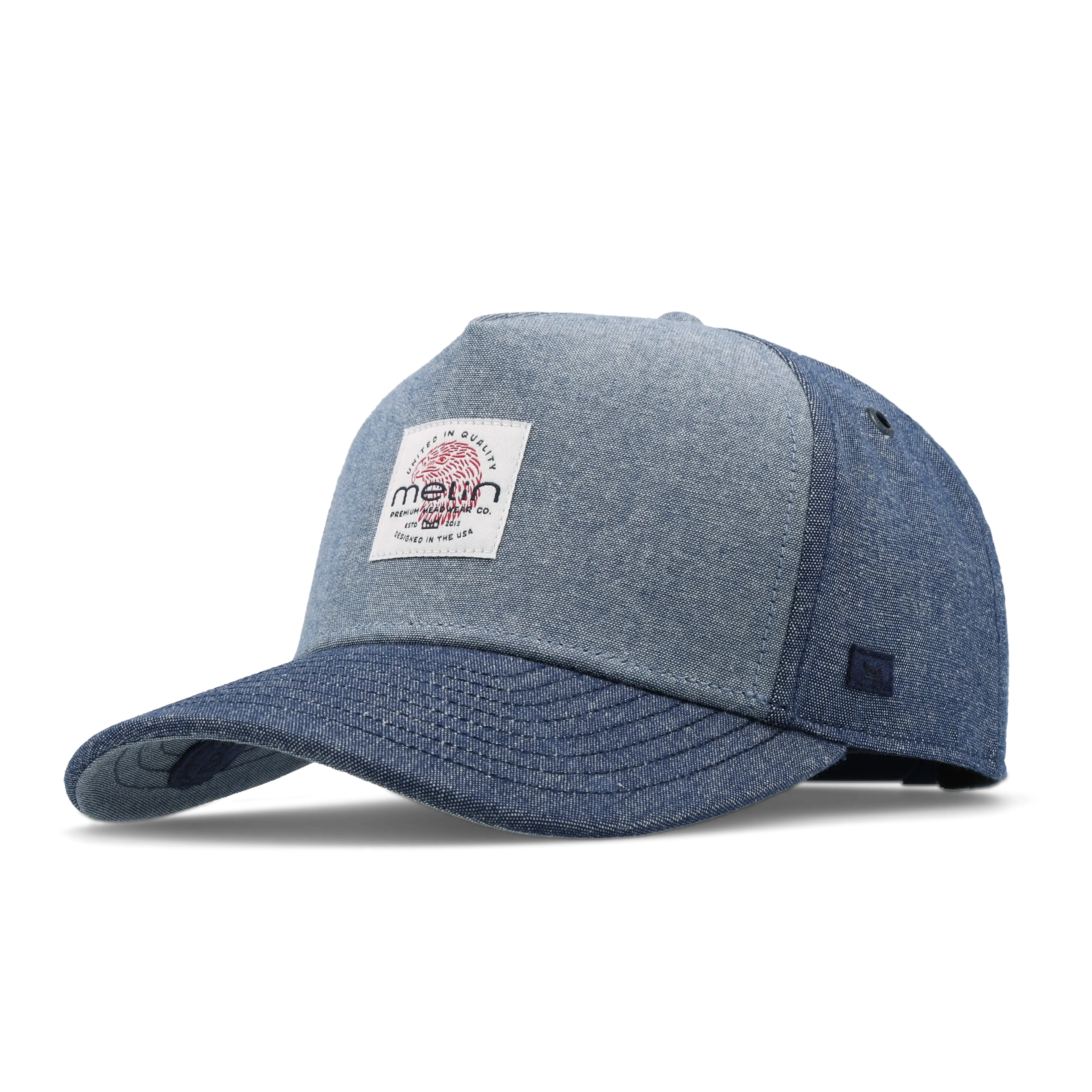 Odysea Mill United Chambray Cap - Vintage Workwear Inspired Cranberry's