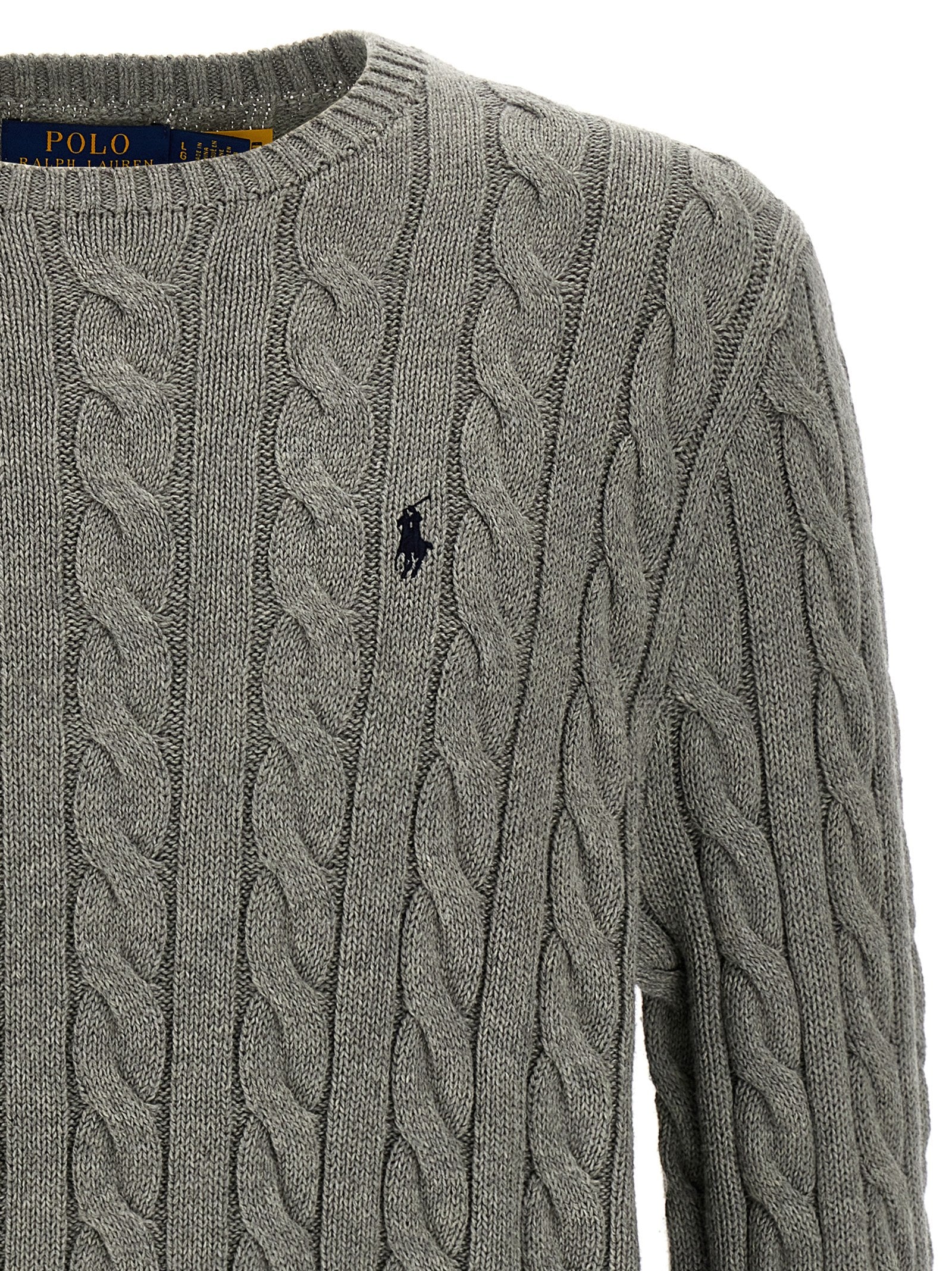 Polo Ralph Lauren Polo Ralph Lauren Cotton Braided Sweater Polo Ralph Lauren
