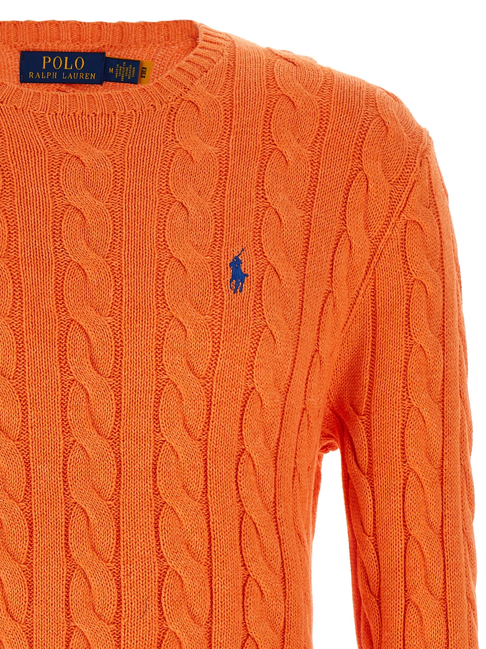 Polo Ralph Lauren Polo Ralph Lauren Cotton Braided Sweater Polo Ralph Lauren