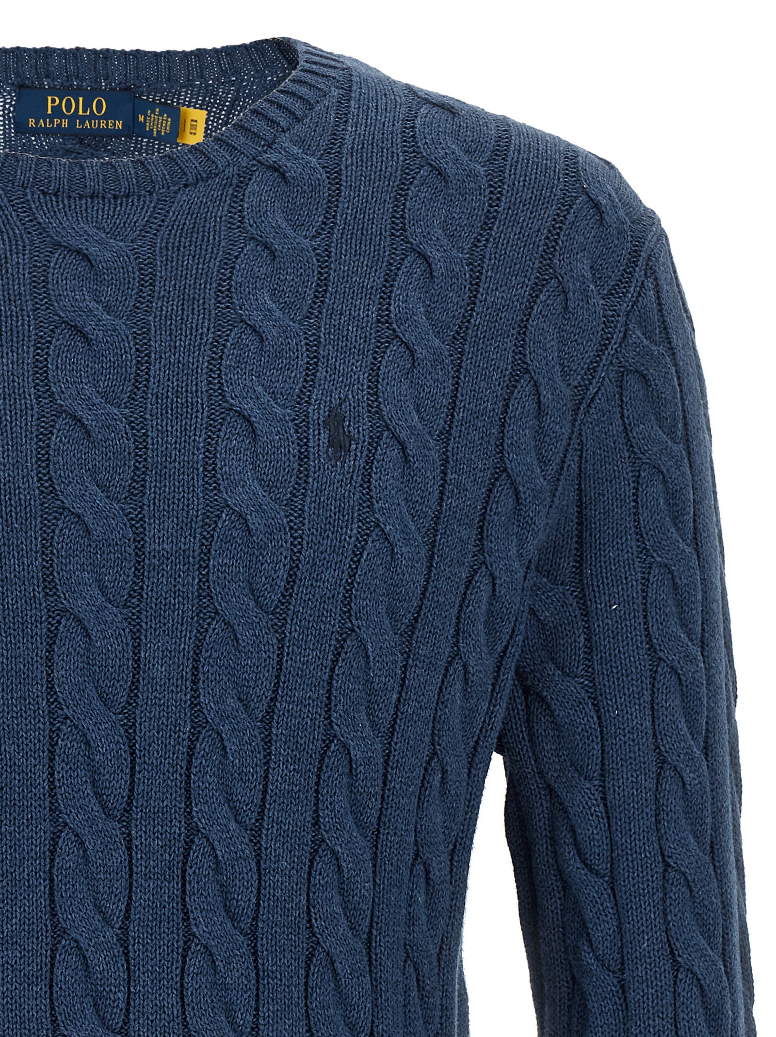 Polo Ralph Lauren Polo Ralph Lauren Cotton Braided Sweater Polo Ralph Lauren