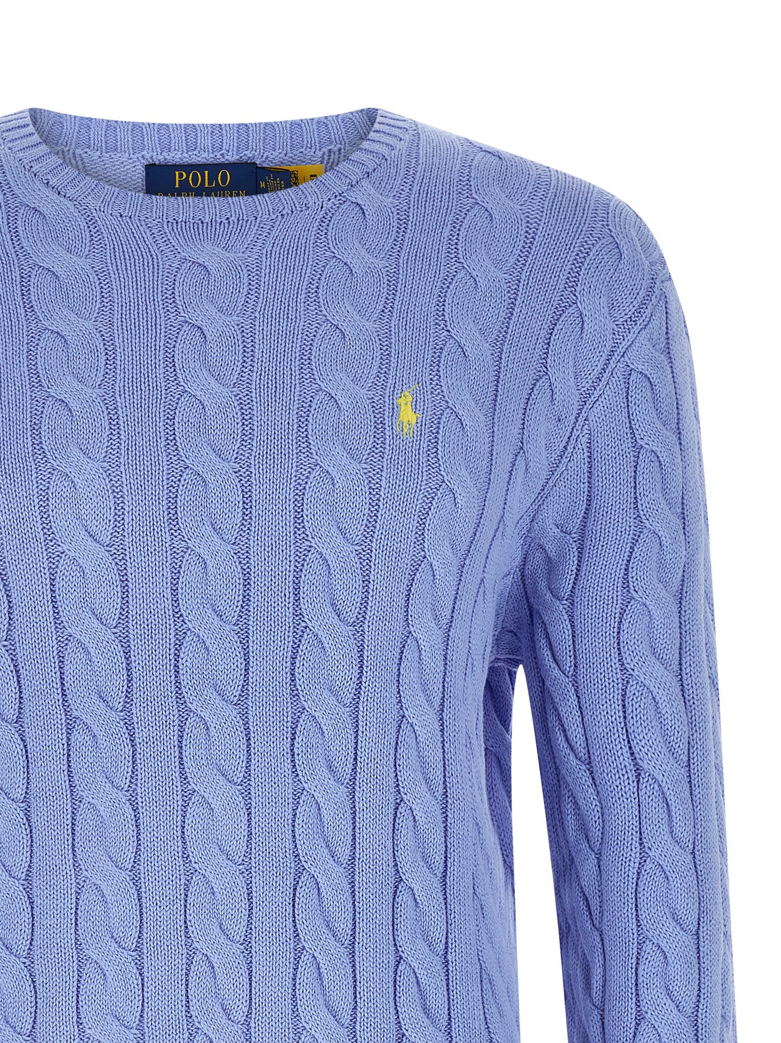 Polo Ralph Lauren Cotton Braided Sweater Polo Ralph Lauren