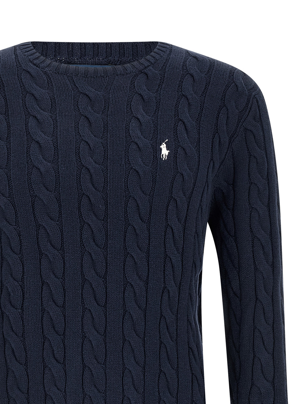 Polo Ralph Lauren Cotton Braided Sweater Polo Ralph Lauren