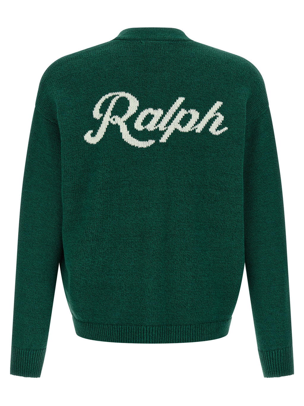 Polo Ralph Lauren Intarsia Logo Linen & Cotton Cardigan Polo Ralph Lauren