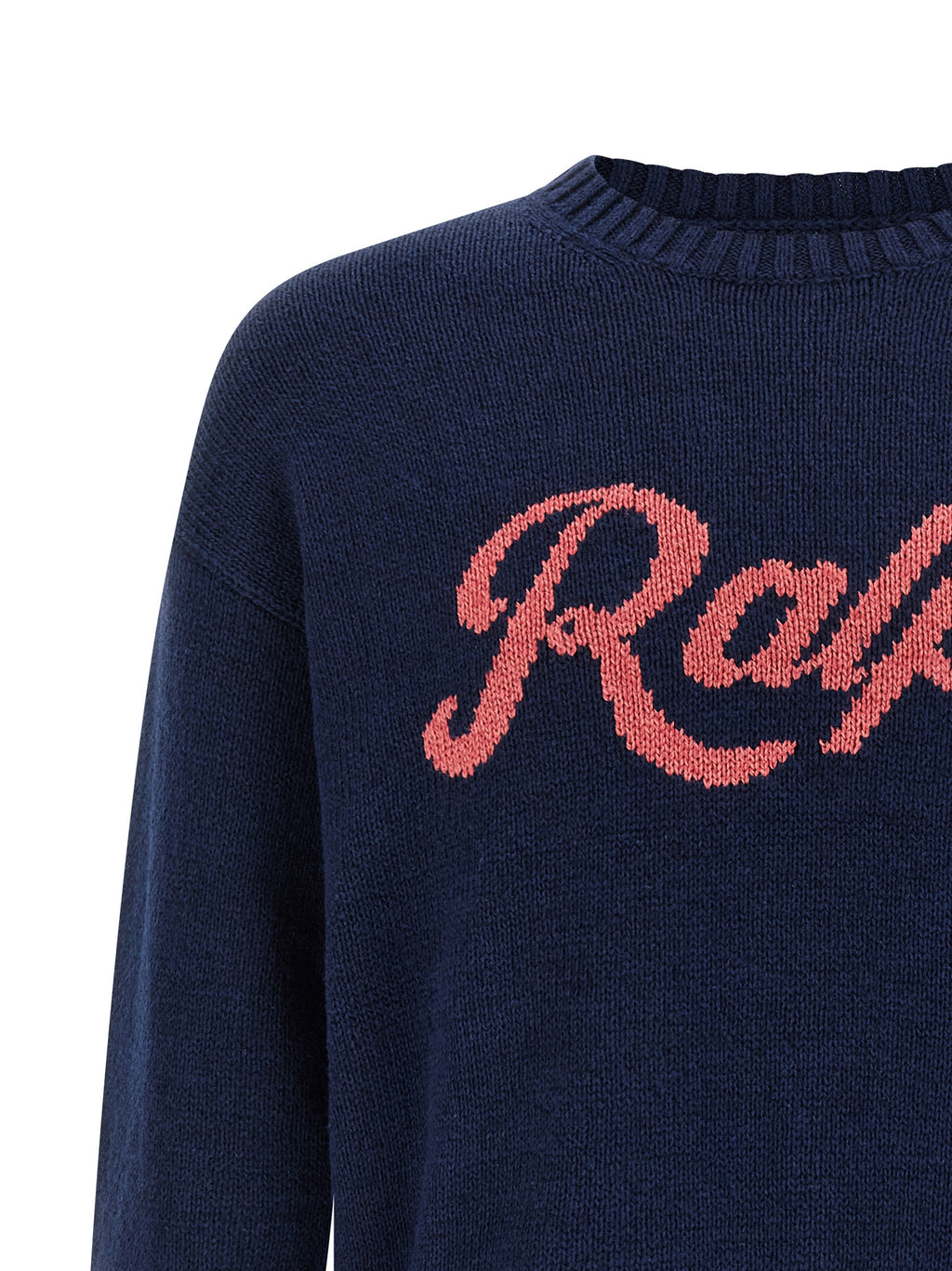 Polo Ralph Lauren Intarsia Logo Linen & Cotton Sweater Polo Ralph Lauren