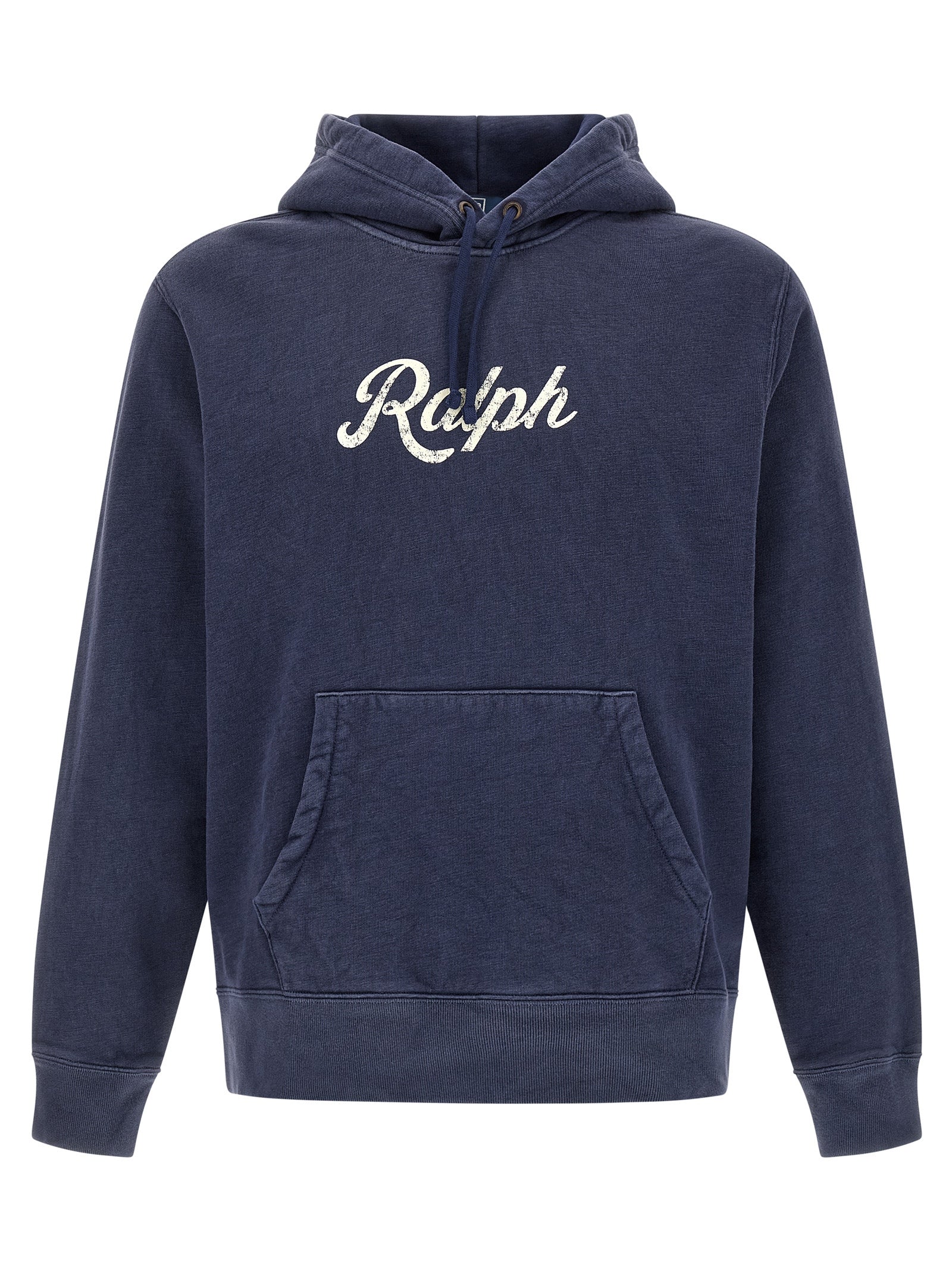 Polo Ralph Lauren Vintage Print Cotton Pullover Hoodie — Men's SS26 Polo Ralph Lauren