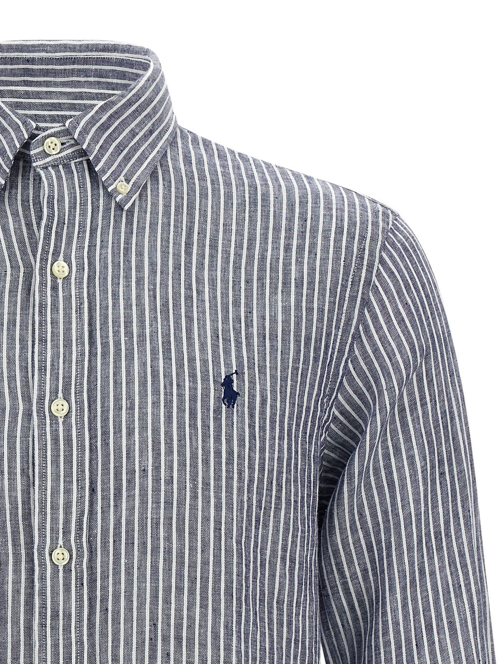 Polo Ralph Lauren Classic Fit Striped Linen Shirt Polo Ralph Lauren