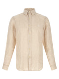 Polo Ralph Lauren Striped Linen Shirt — Blue Polo Ralph Lauren