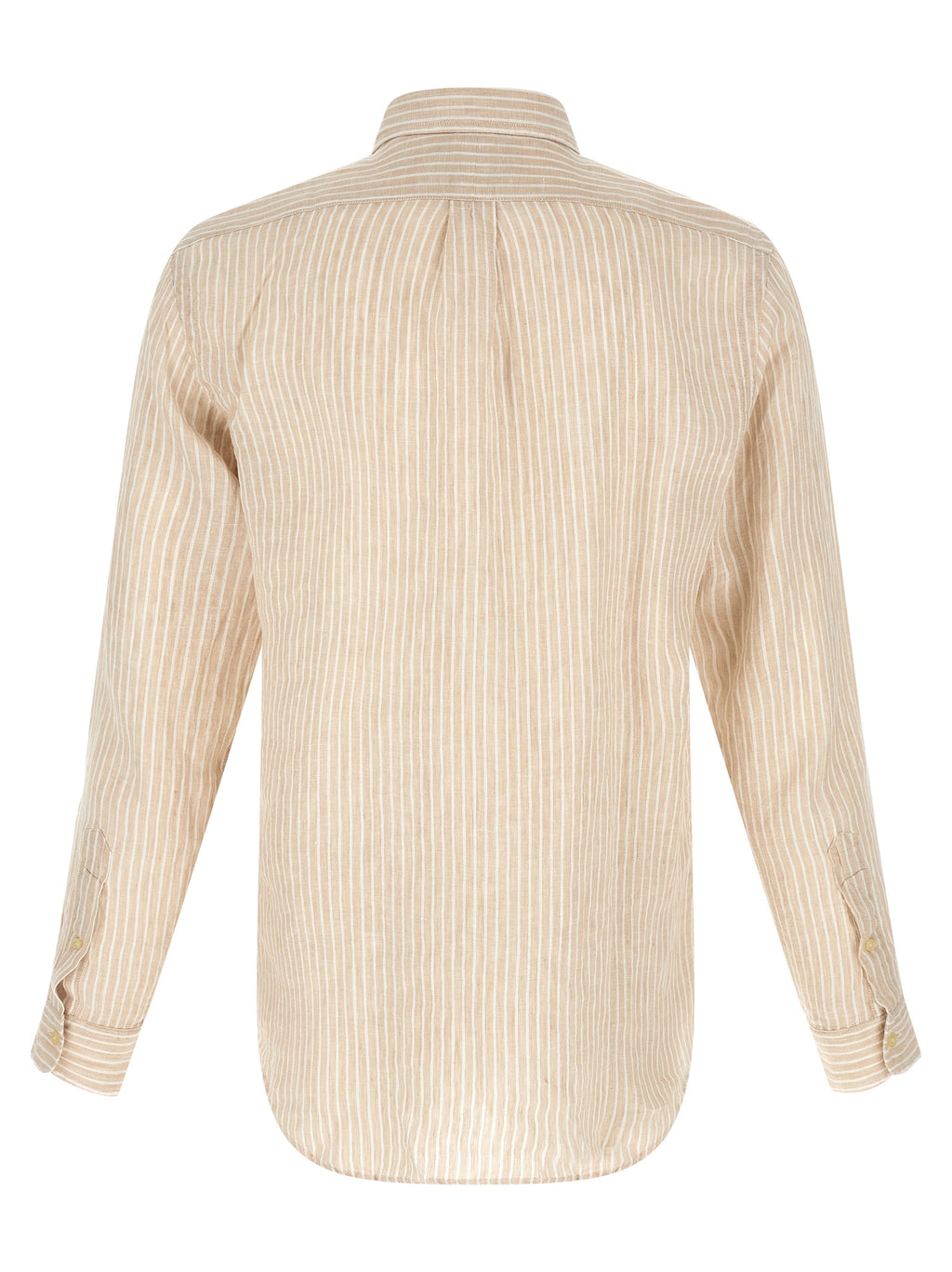Polo Ralph Lauren Striped Linen Shirt — Blue Polo Ralph Lauren