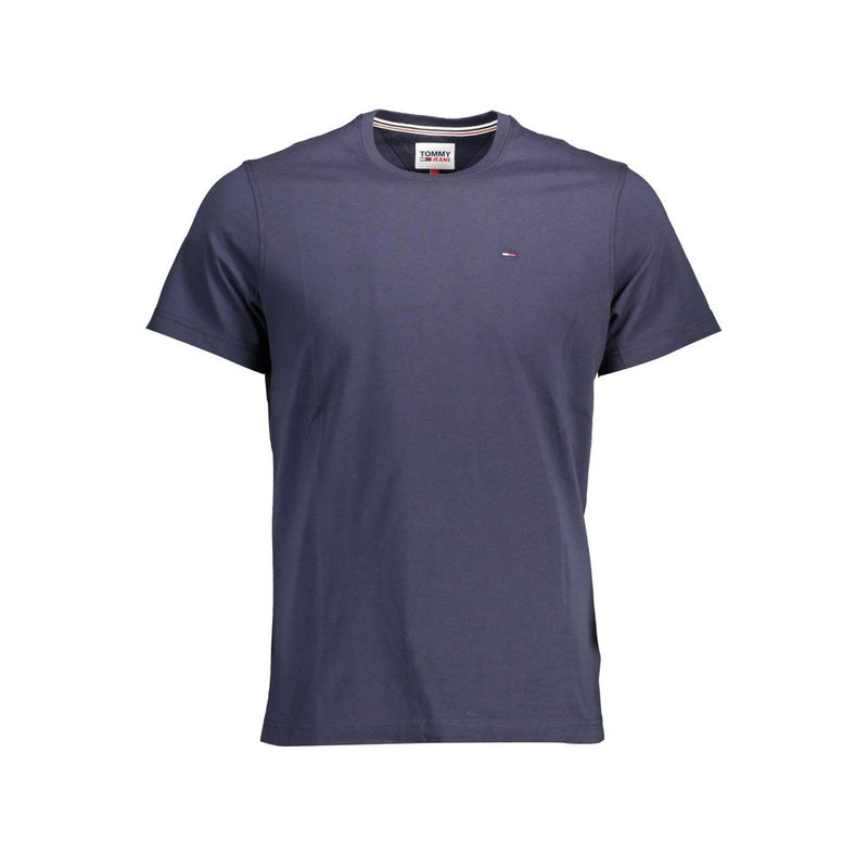 Tommy Hilfiger Blue Organic Cotton Men T-Shirt Tommy Hilfiger