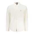Tommy Hilfiger White Cotton Men Shirt Tommy Hilfiger