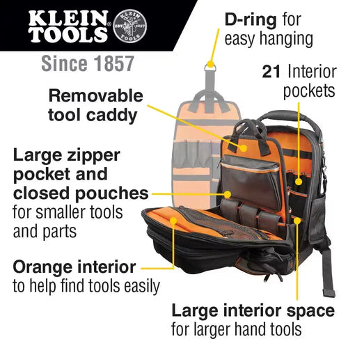 19.5 In. Tradesman Pro Organizer Tool Master Backpack