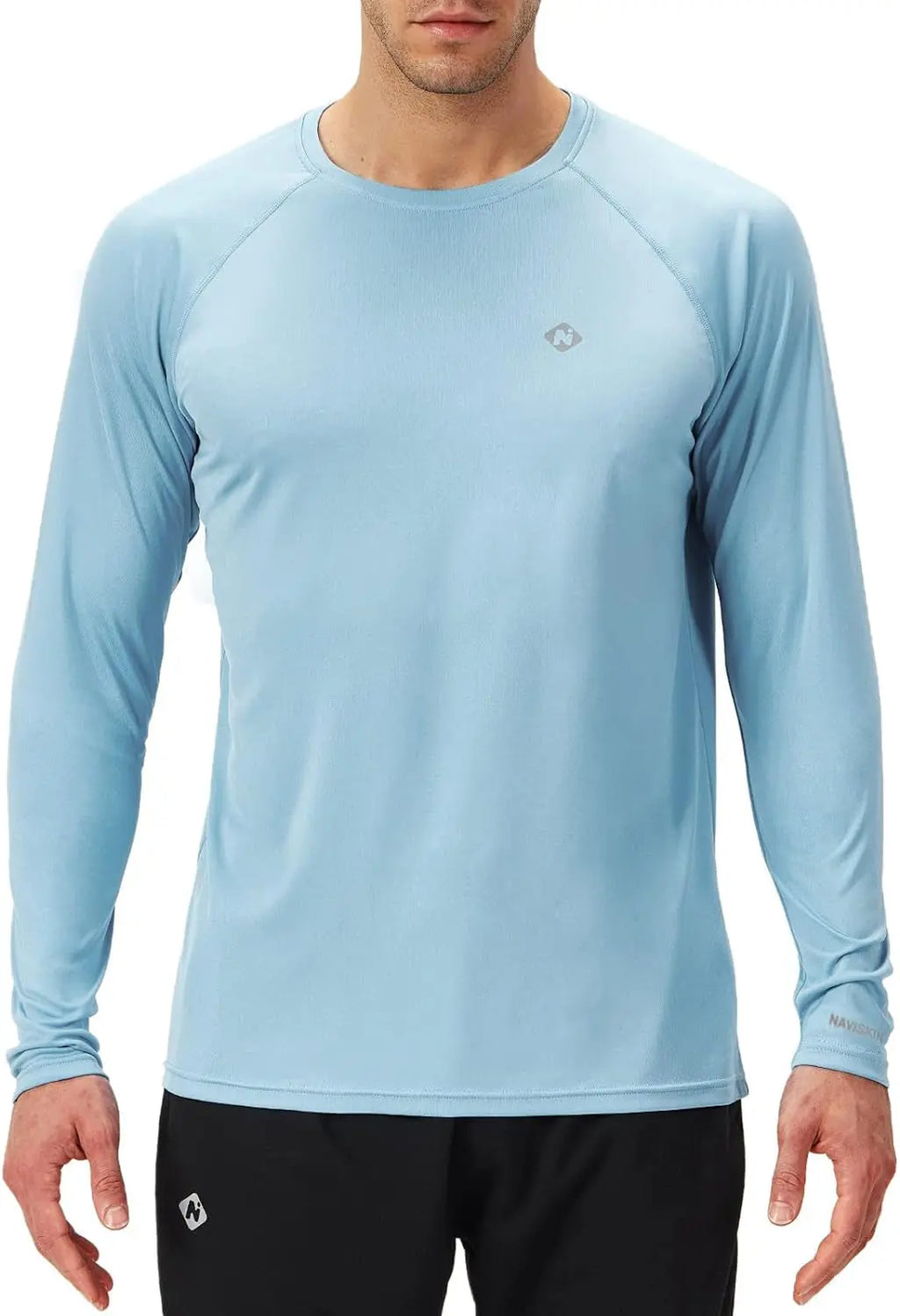 Men'S Rash Guard Shirts UPF 50+ Sun Protection Long Sleeve Shirts Quick Dry Lightweight