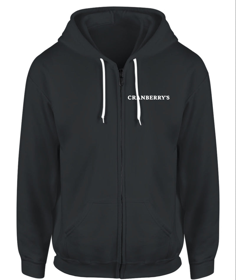 Cranberry's Daily unisex full-zip hoodie