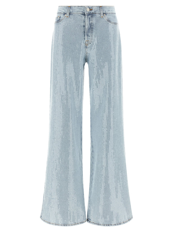 7 For All Mankind Lotta Sequin Flare Jeans 7 For All Mankind