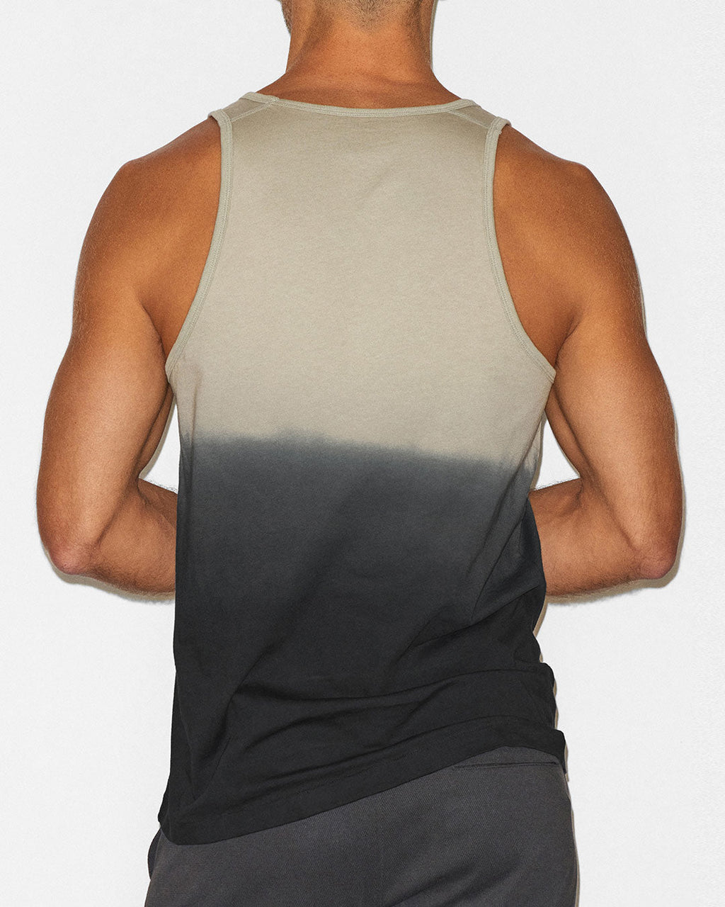 Dip Dye Relaxed Tank Sandstone Beige C-IN2 New York
