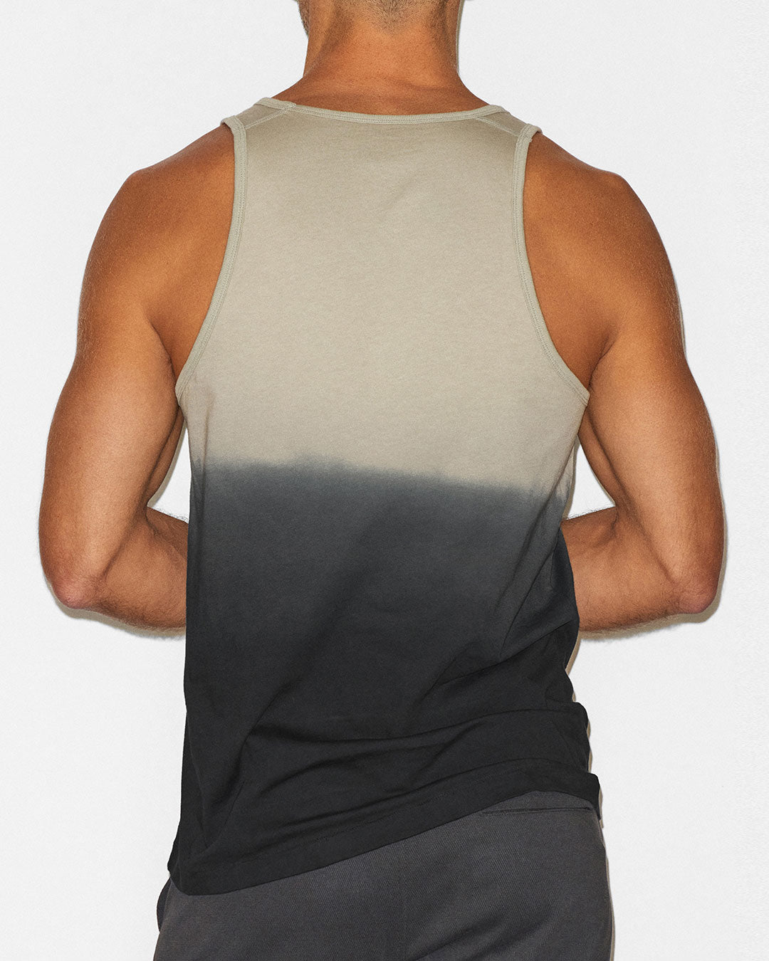 Dip Dye Relaxed Tank Sandstone Beige C-IN2 New York