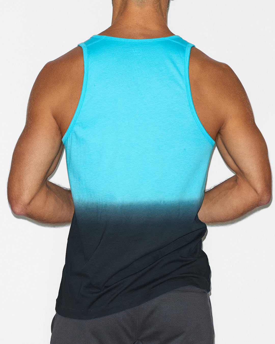 Dip Dye Relaxed Tank Storm Blue C-IN2 New York