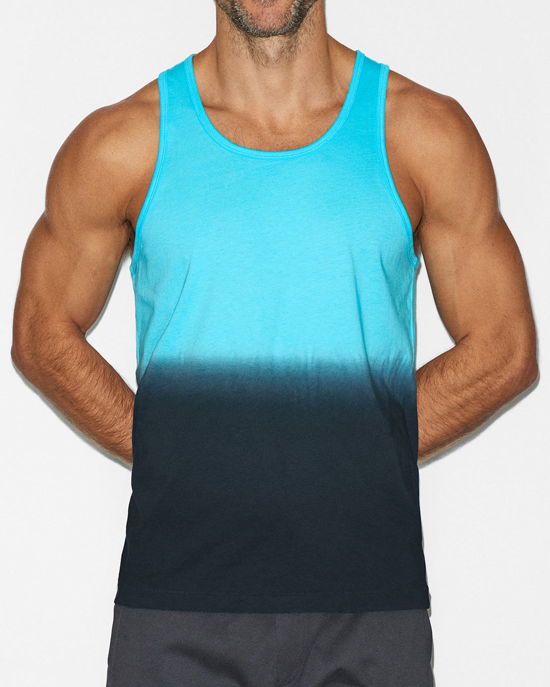 Dip Dye Relaxed Tank Storm Blue C-IN2 New York