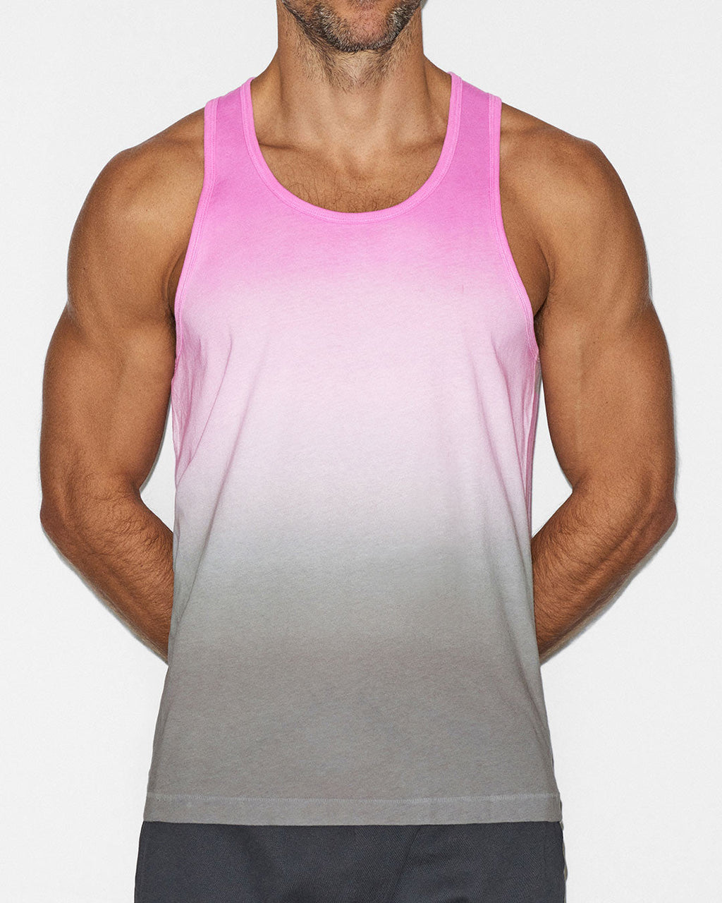 Dip Dye Relaxed Tank Peony Pink C-IN2 New York