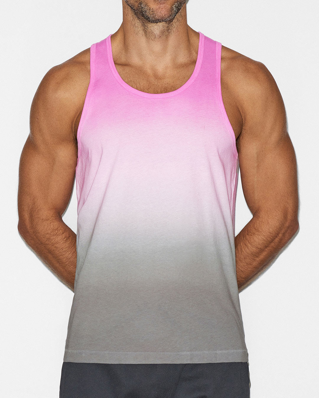 Dip Dye Relaxed Tank Peony Pink C-IN2 New York