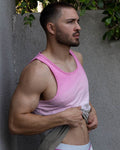 Dip Dye Relaxed Tank Peony Pink C-IN2 New York