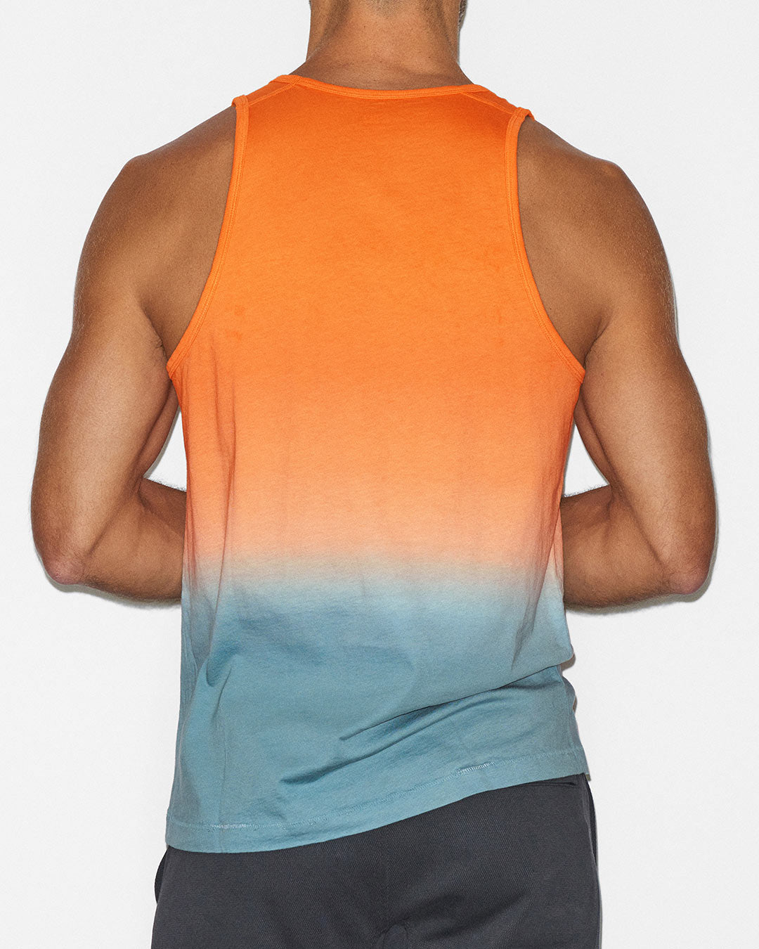 Dip Dye Relaxed Tank Goldfish Orange C-IN2 New York