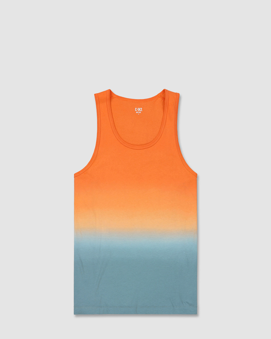Dip Dye Relaxed Tank Goldfish Orange C-IN2 New York