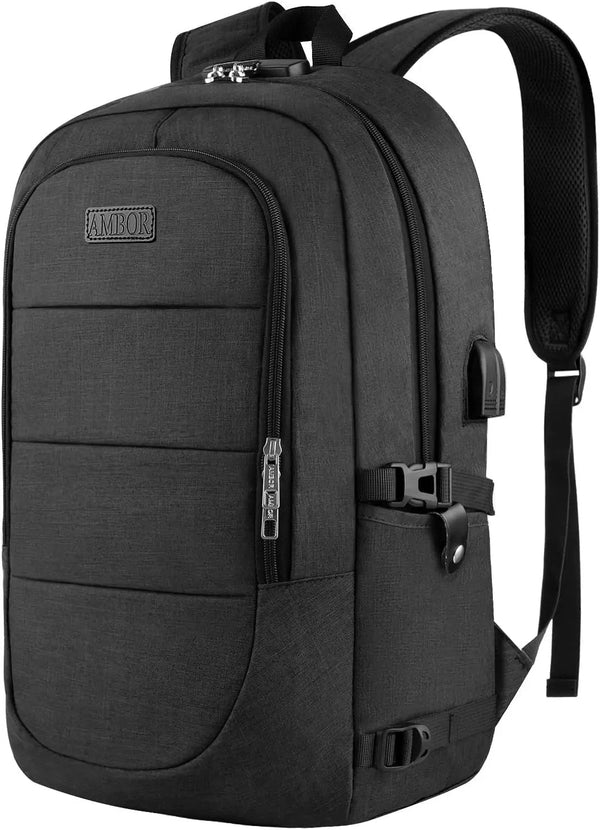 Travel Laptop Backpack for Men, 17.3 Inch anti Theft Business Laptop Backpack Wi