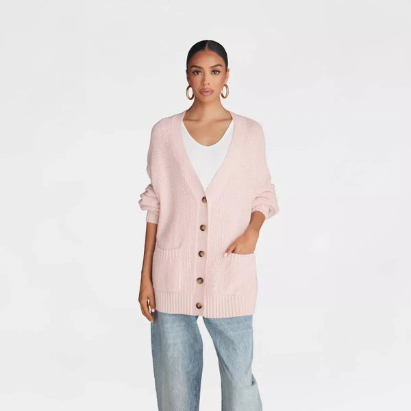 by KAHLANA Women'S 'The Letterman Cardigan' - Pink Cranberry's