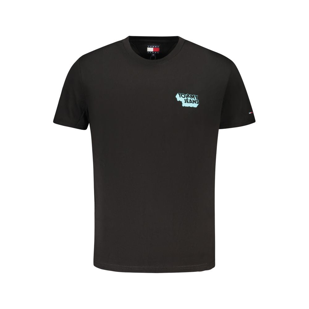 Tommy Hilfiger Black Cotton Men's T-Shirt Tommy Hilfiger