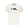 Tommy Hilfiger Bianco Cotton Men T-Shirt Tommy Hilfiger