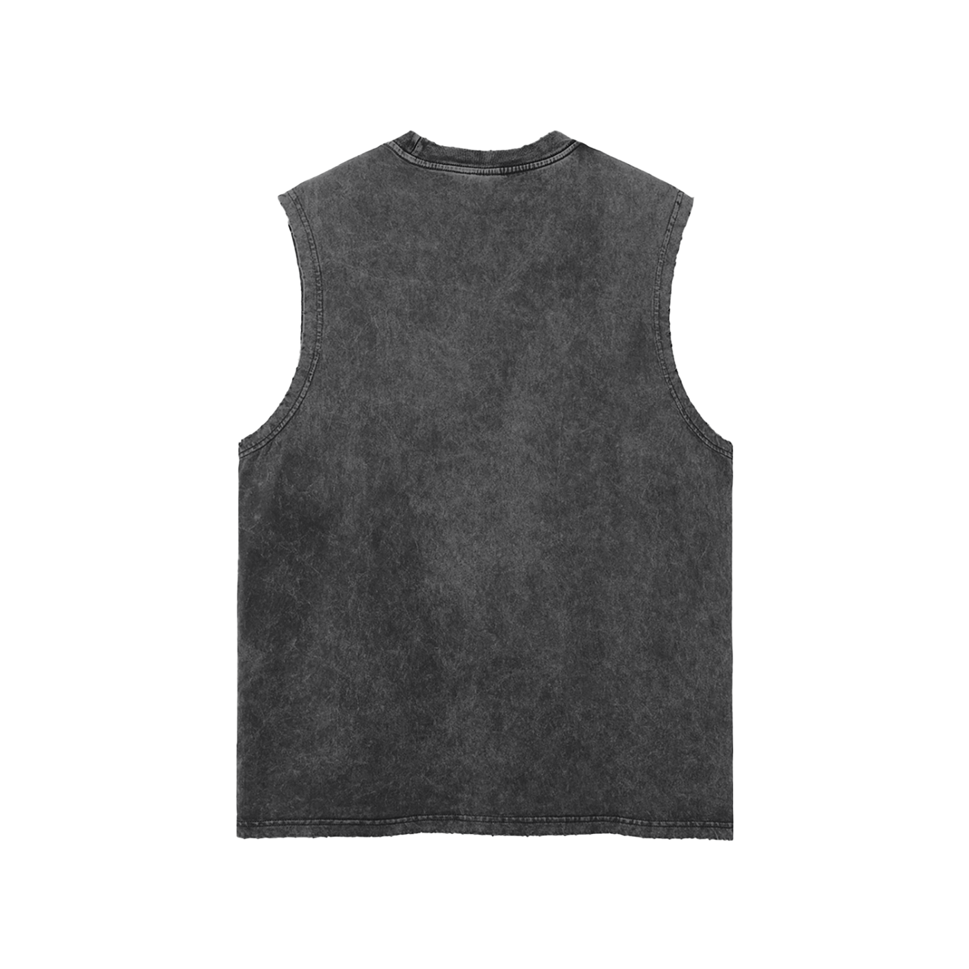 CBY Snow Wash Frayed Hem Tank Top Cranberry's