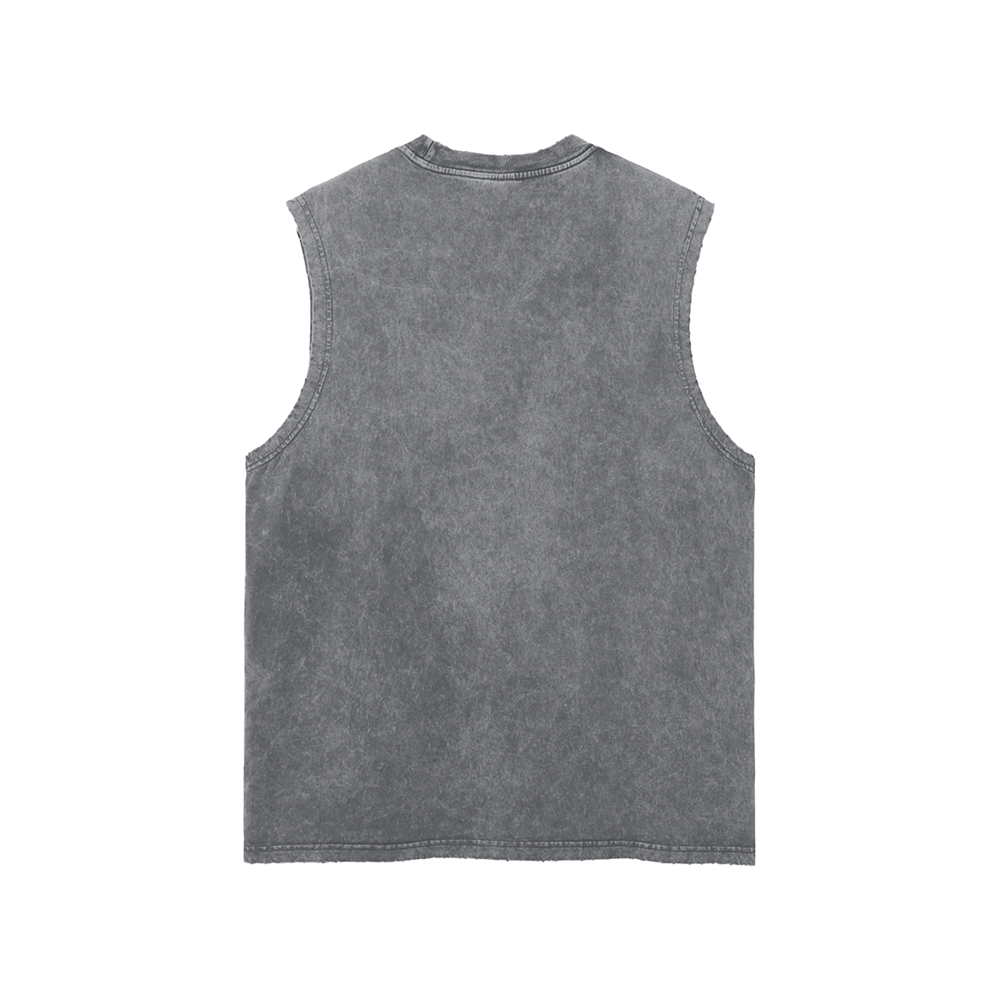 CBY Snow Wash Frayed Hem Tank Top Cranberry's