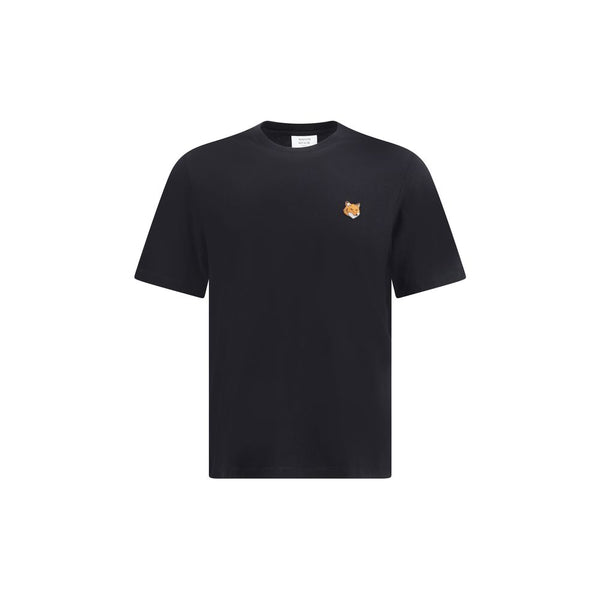 Maison Kitsuné Black Cotton T-Shirt Maison Kitsuné