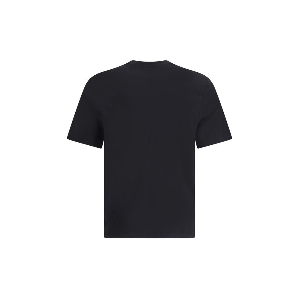 Maison Kitsuné Black Cotton T-Shirt Maison Kitsuné