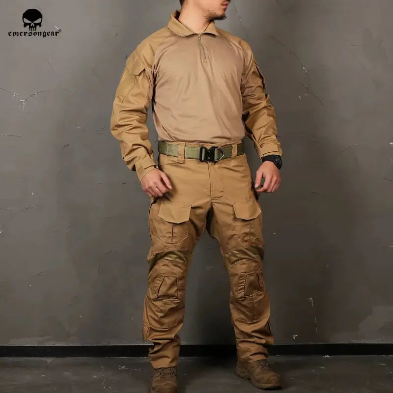 Emersongear Tactical G3 Uniform Sets NEW Mens Camouflage Suits Outdoor Hunting Shirt Pants Tops Duty Cargo Trouser AOR1