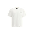Represent White Cotton T-Shirt Represent