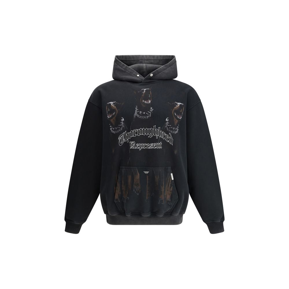 Represent Black Cotton Sweatshirt Represent