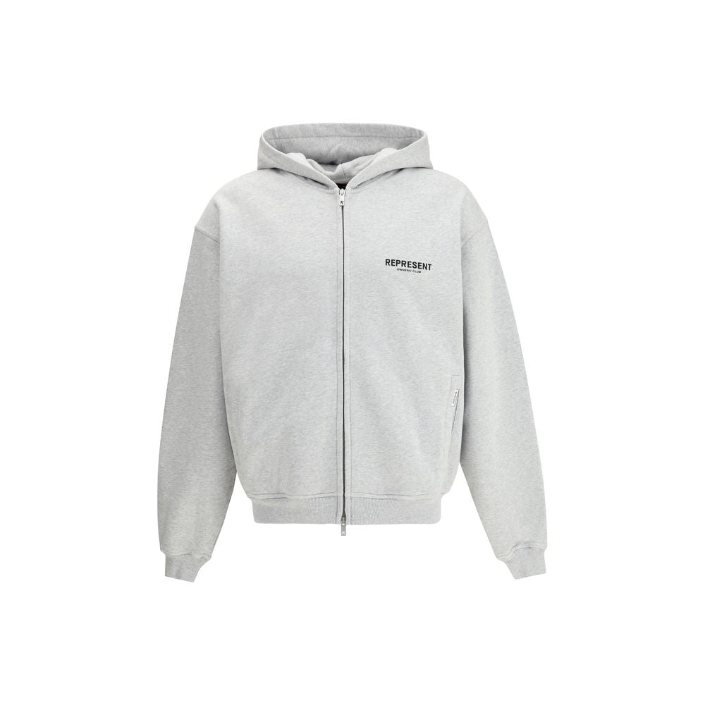 Represent Gray Cotton Sweatshirt Represent