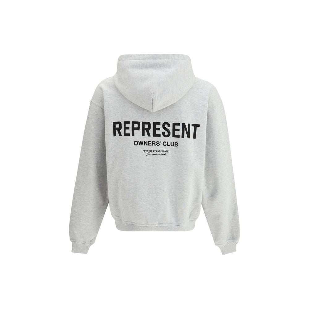 Represent Gray Cotton Sweatshirt Represent