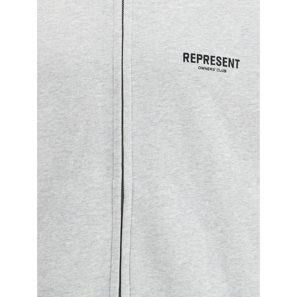 Represent Gray Cotton Sweatshirt Represent