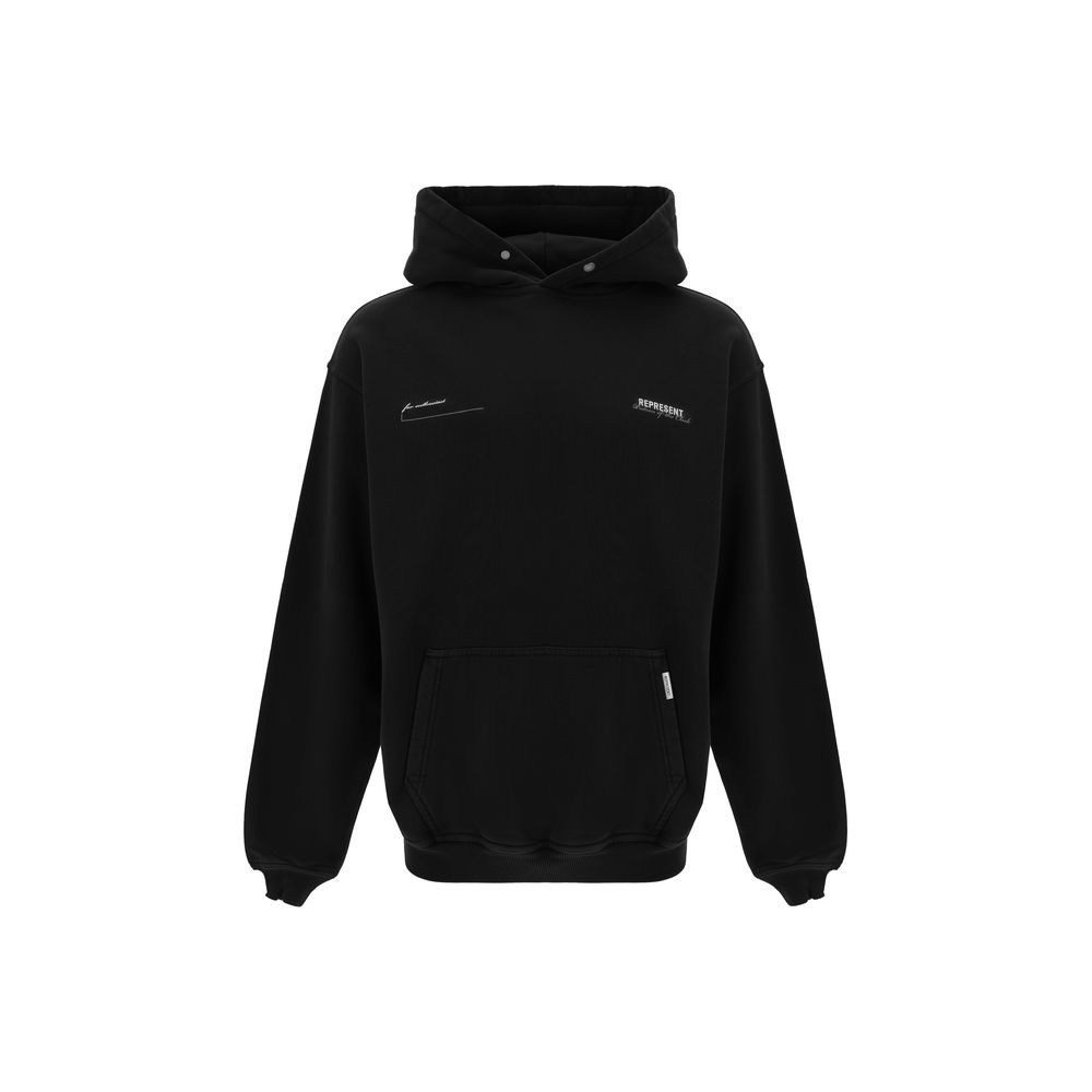 Represent Black Cotton Sweatshirt Represent