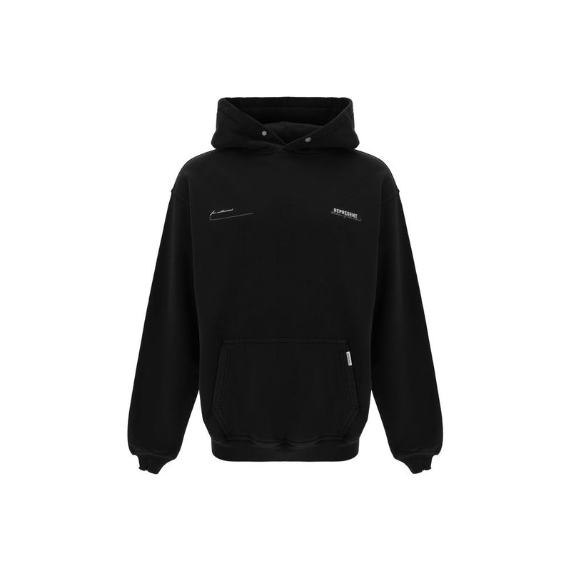 Represent Black Cotton Sweatshirt Represent