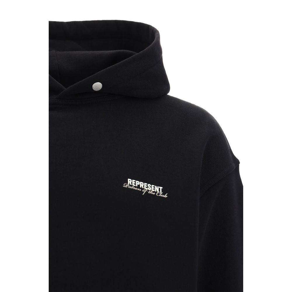 Represent Black Cotton Sweatshirt Represent