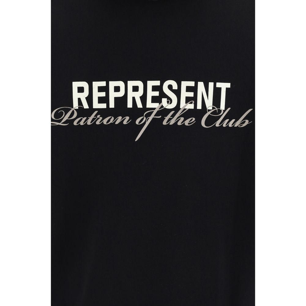 Represent Black Cotton Sweatshirt Represent