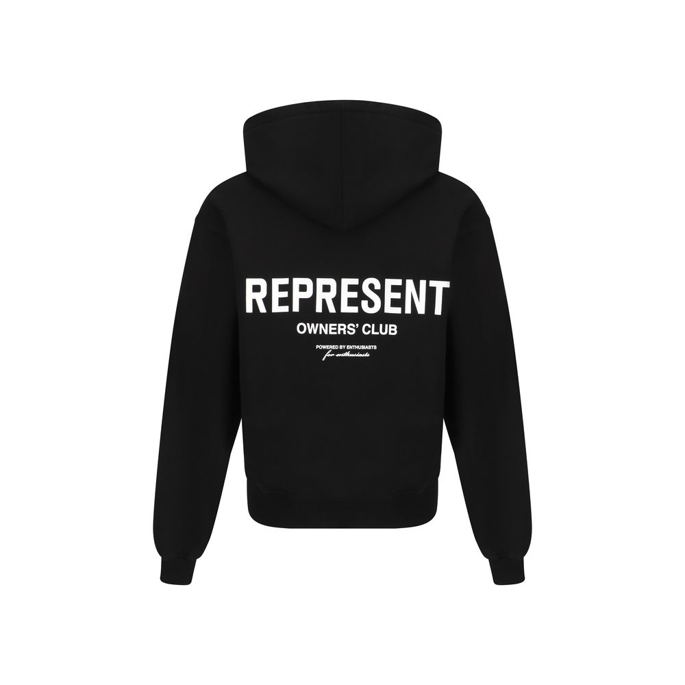 Represent Black Cotton Sweatshirt Represent