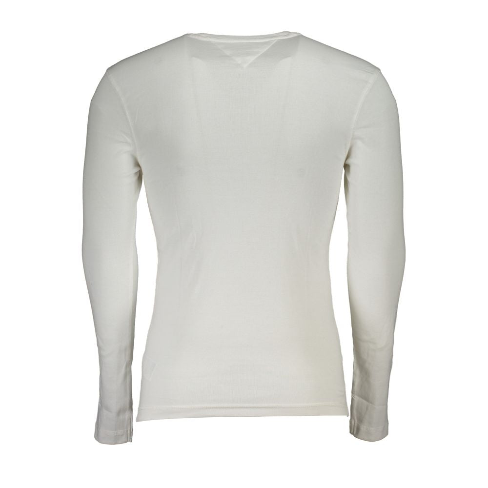 Tommy Hilfiger White Cotton Men T-Shirt Tommy Hilfiger