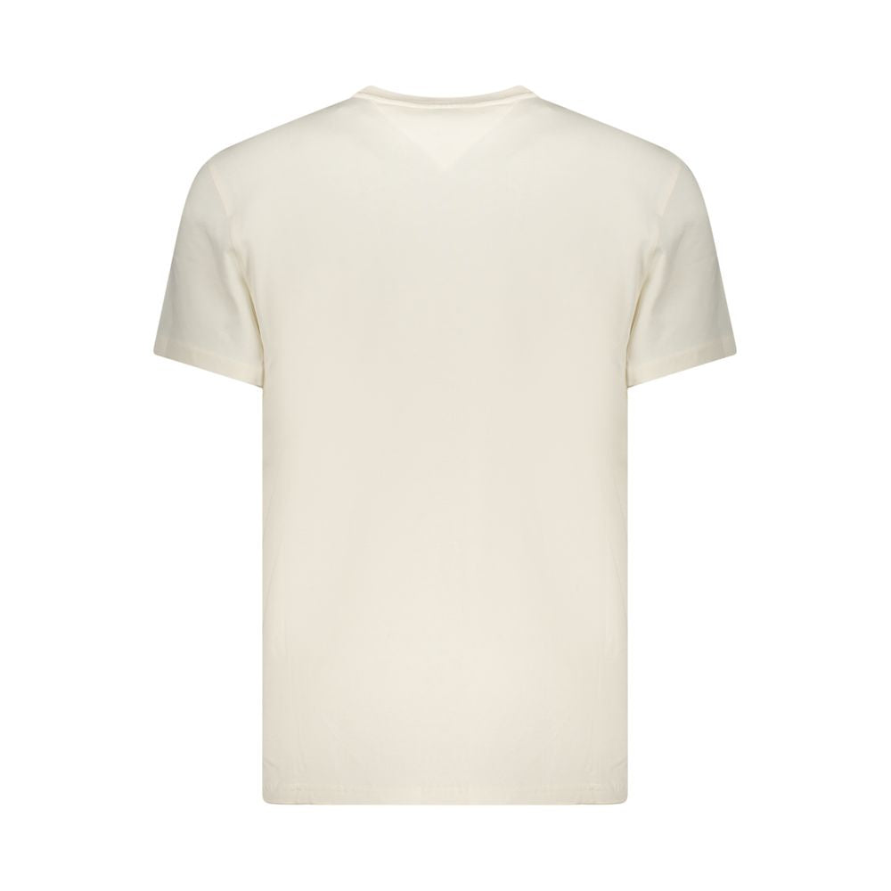 Tommy Hilfiger Bianco Cotton Mens T-Shirt Tommy Hilfiger