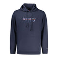 Tommy Hilfiger Blue Cotton Men Hoodie Tommy Hilfiger